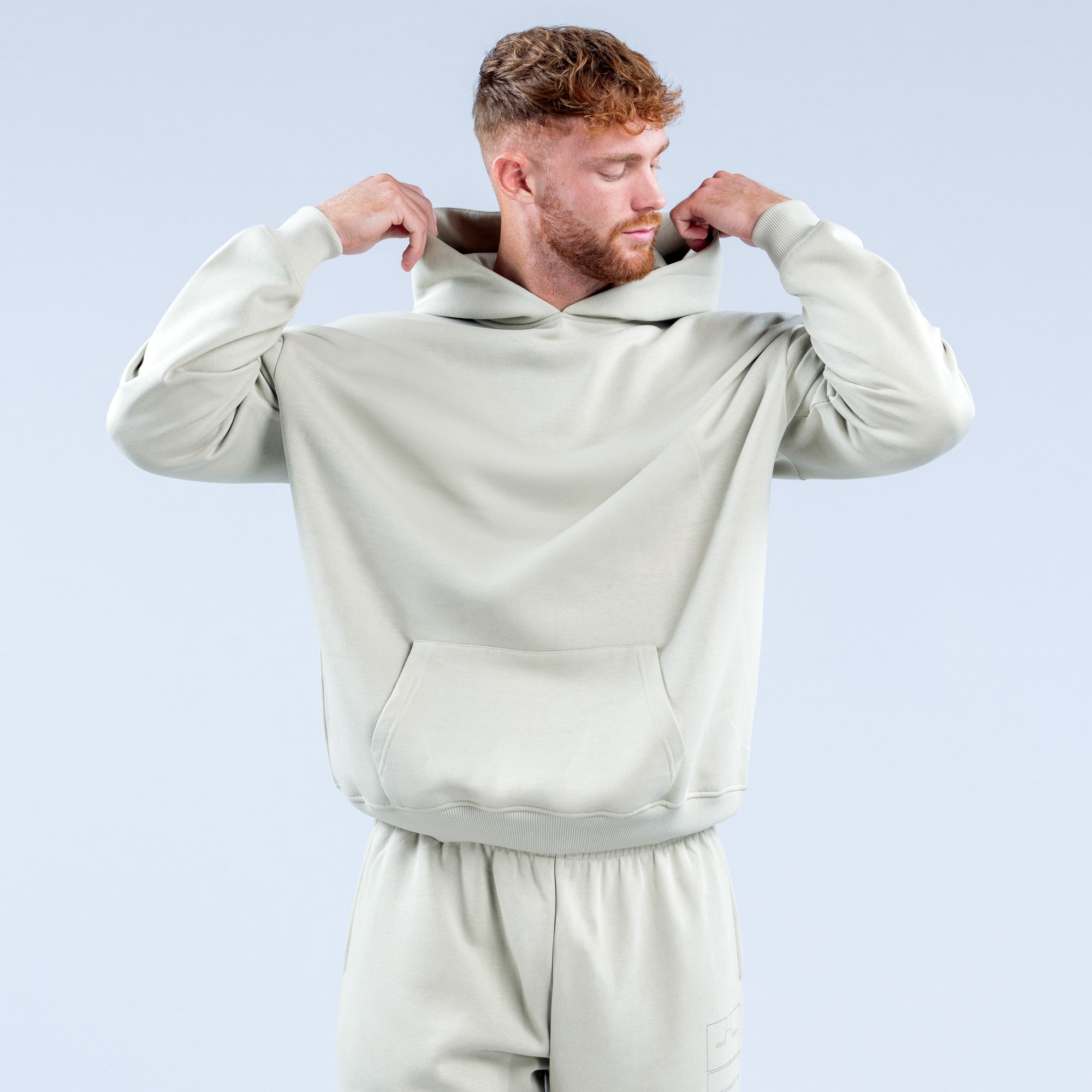 Sudadera con Capucha DFYNE Recharge Graphic Hombre Gris | 8593-YEMHJ