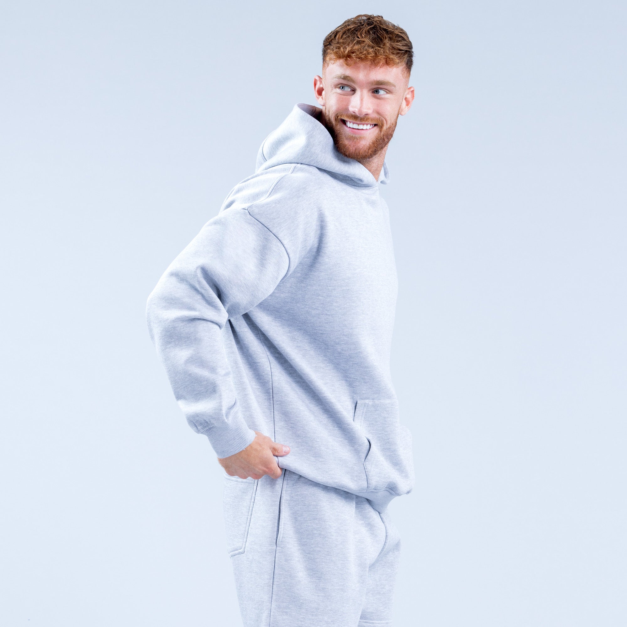 Sudadera con Capucha DFYNE Recharge Graphic Hombre Gris | 9658-ISYPJ