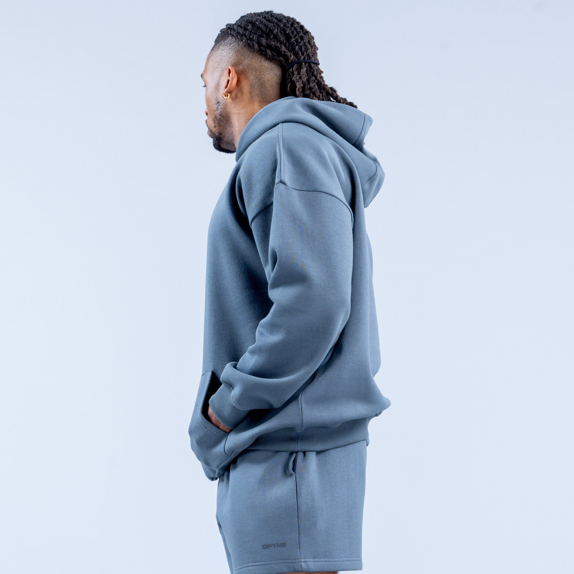 Sudadera con Capucha DFYNE Recharge Hombre Gris | 4836-BDEJF