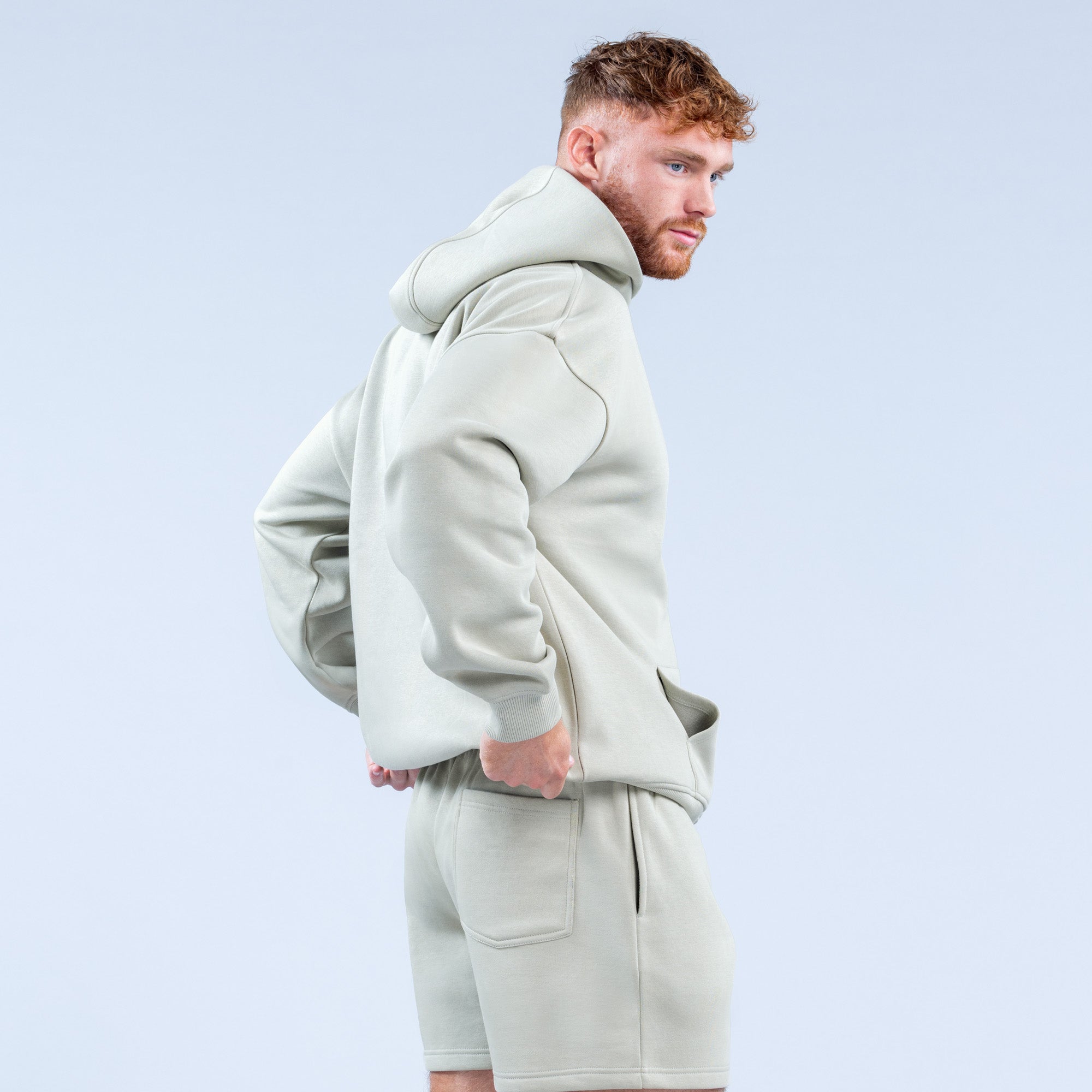 Sudadera con Capucha DFYNE Recharge Hombre Gris | 4685-ZCRPV