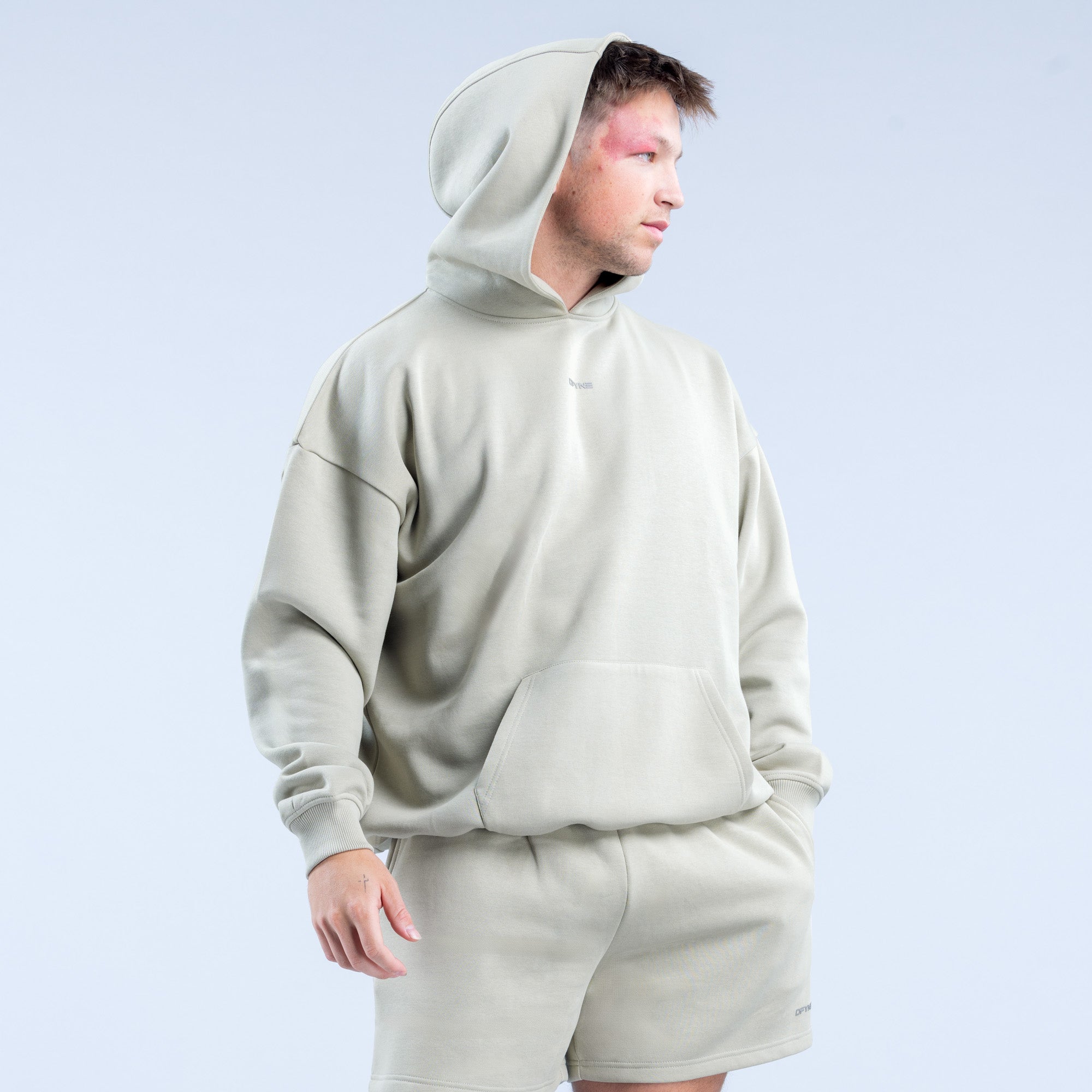 Sudadera con Capucha DFYNE Recharge Hombre Gris | 4685-ZCRPV