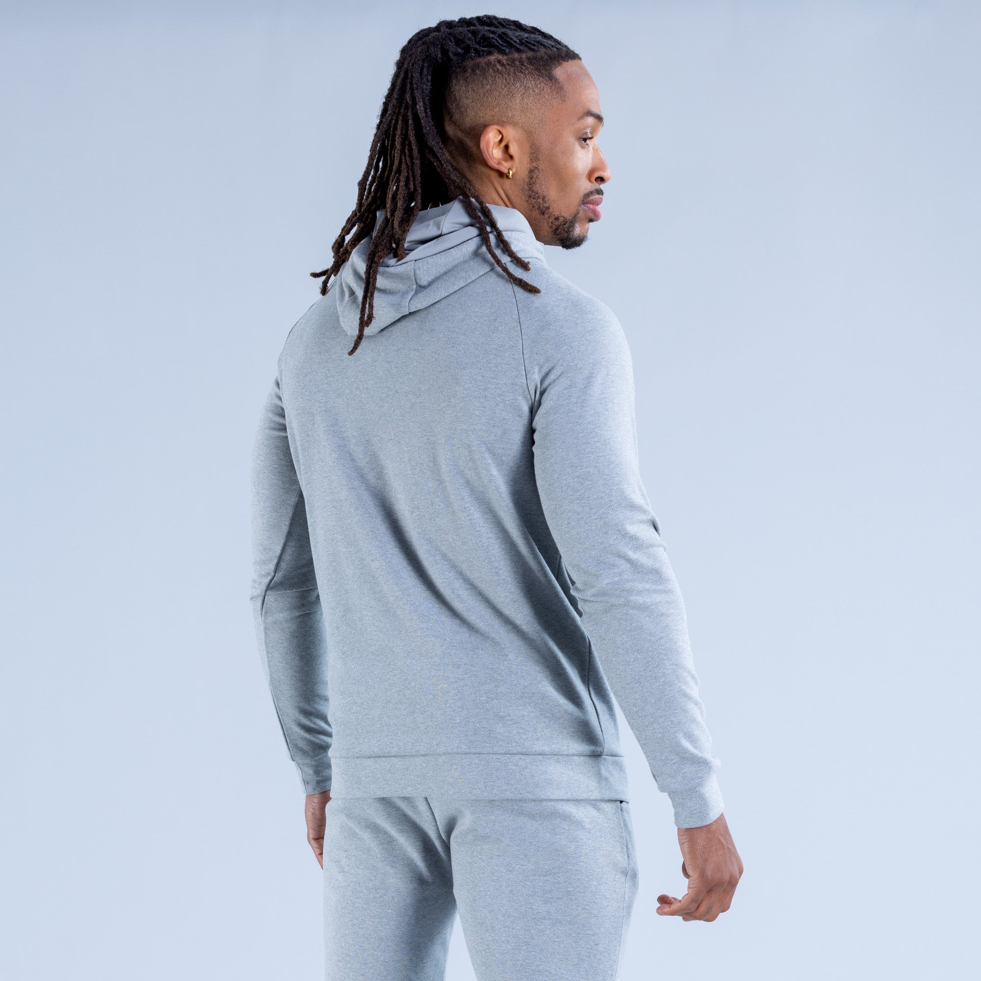 Sudadera con Capucha DFYNE Stealth Midweight Hombre Gris | 5794-TMEBP