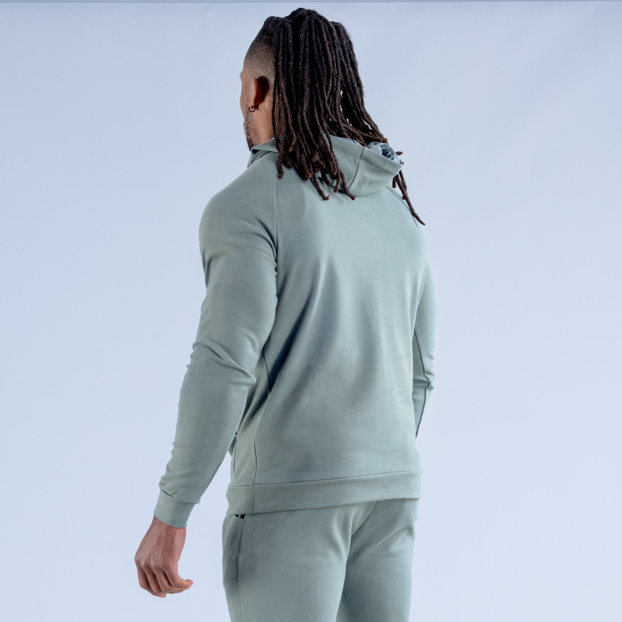 Sudadera con Capucha DFYNE Stealth Midweight Hombre Verde Oliva | 3269-GYODB