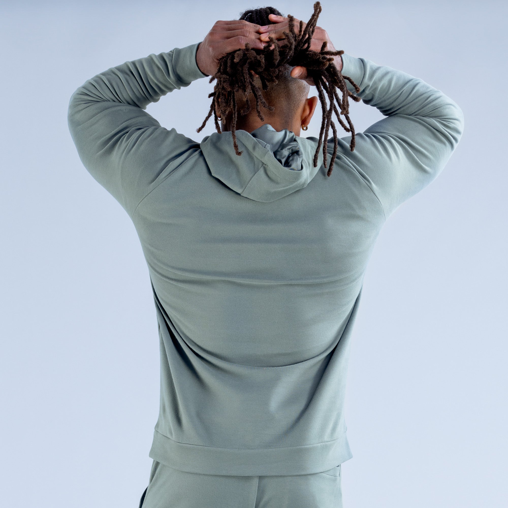 Sudadera con Capucha DFYNE Stealth Midweight Hombre Verde Oliva | 3269-GYODB