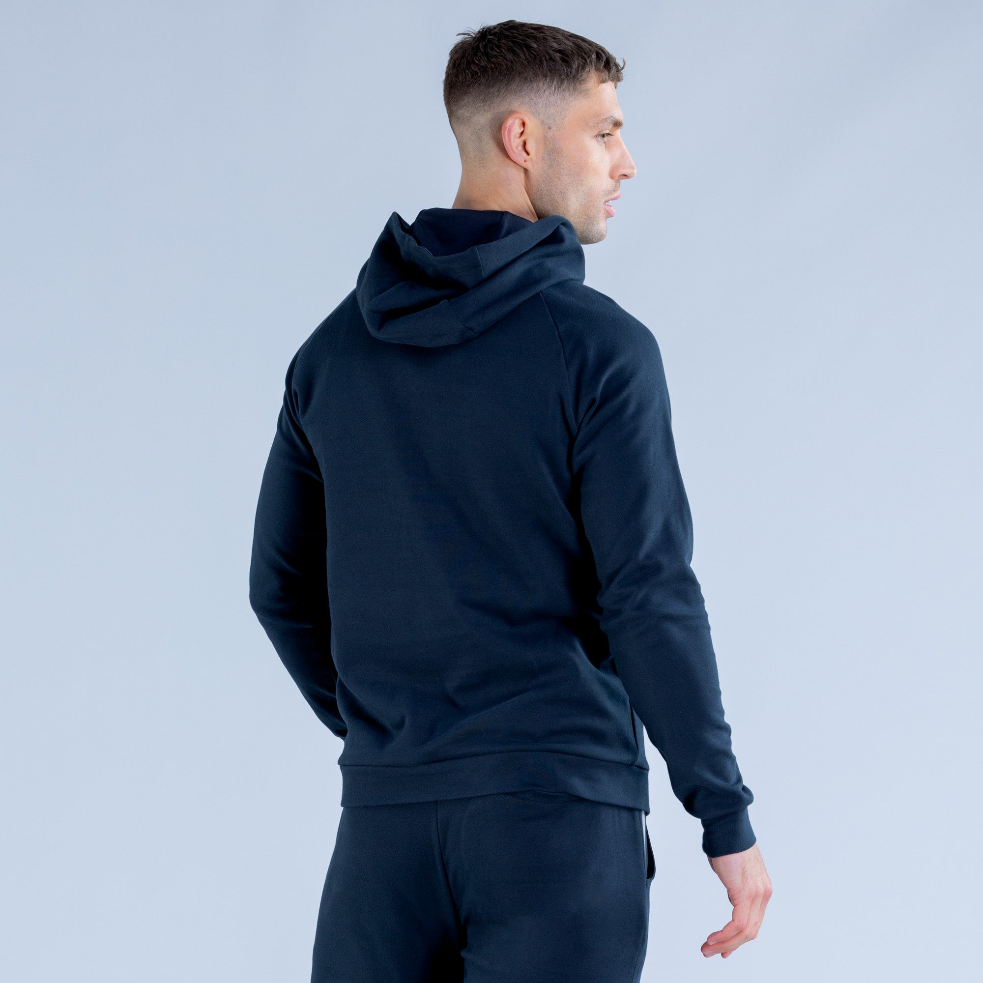 Sudadera con Capucha DFYNE Stealth Midweight Hombre Negras | 3574-RXQIA