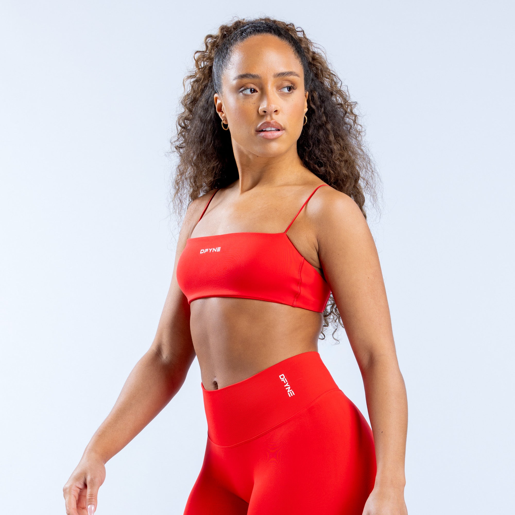 Sujetador Deportivo DFYNE Defy Strappy Mujer Naranjas | 0982-DVBME