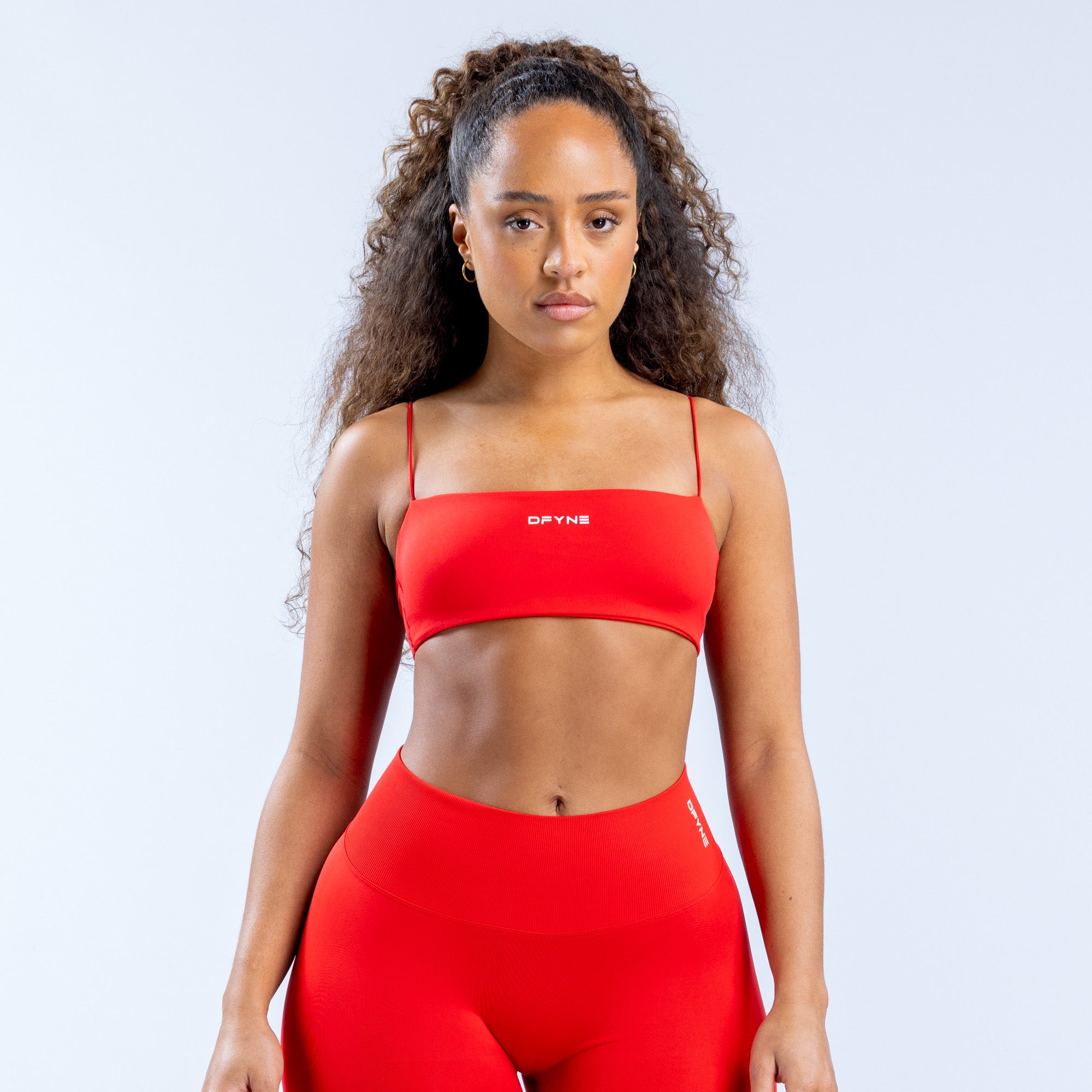 Sujetador Deportivo DFYNE Defy Strappy Mujer Naranjas | 0982-DVBME