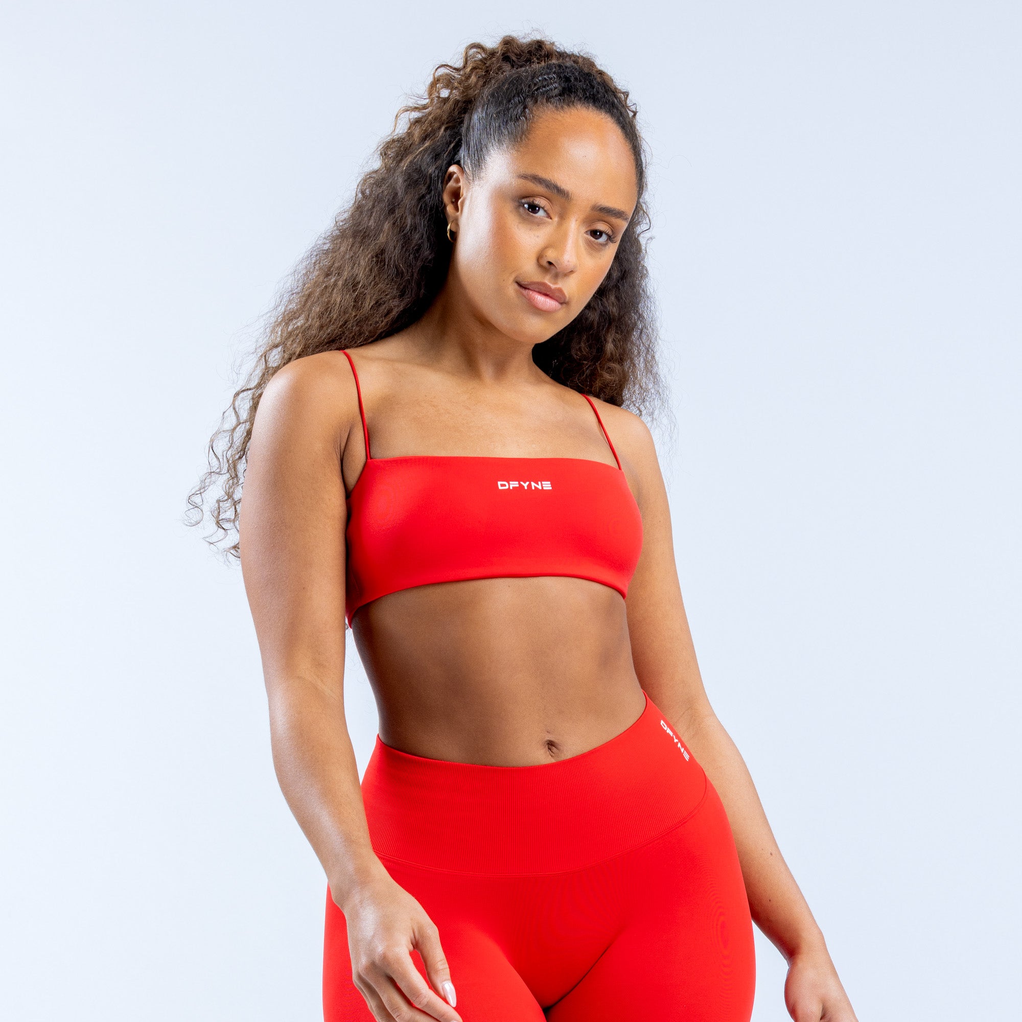 Sujetador Deportivo DFYNE Defy Strappy Mujer Naranjas | 0982-DVBME