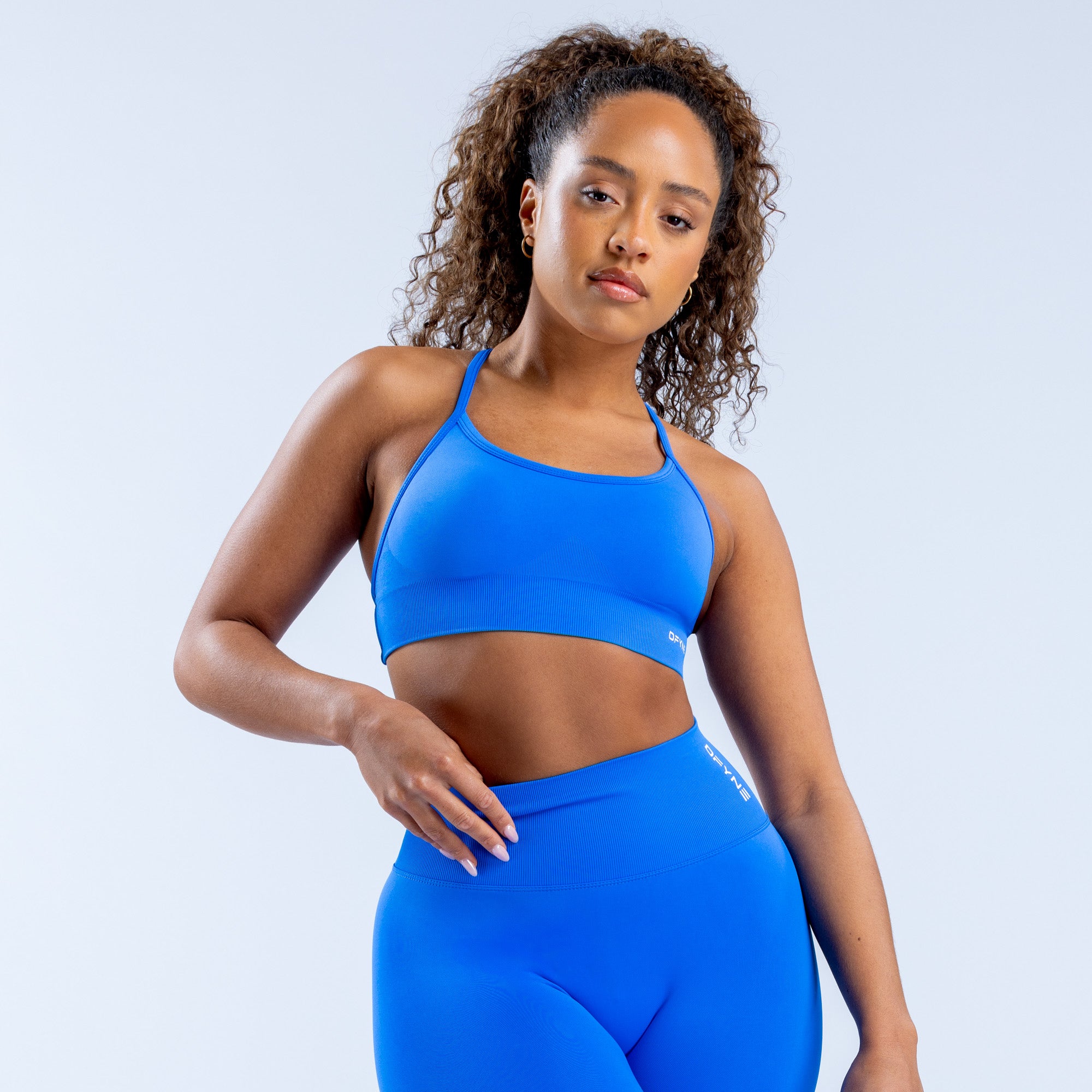 Sujetador Deportivo DFYNE Dynamic Backless Mujer Azules | 6073-RCBUY
