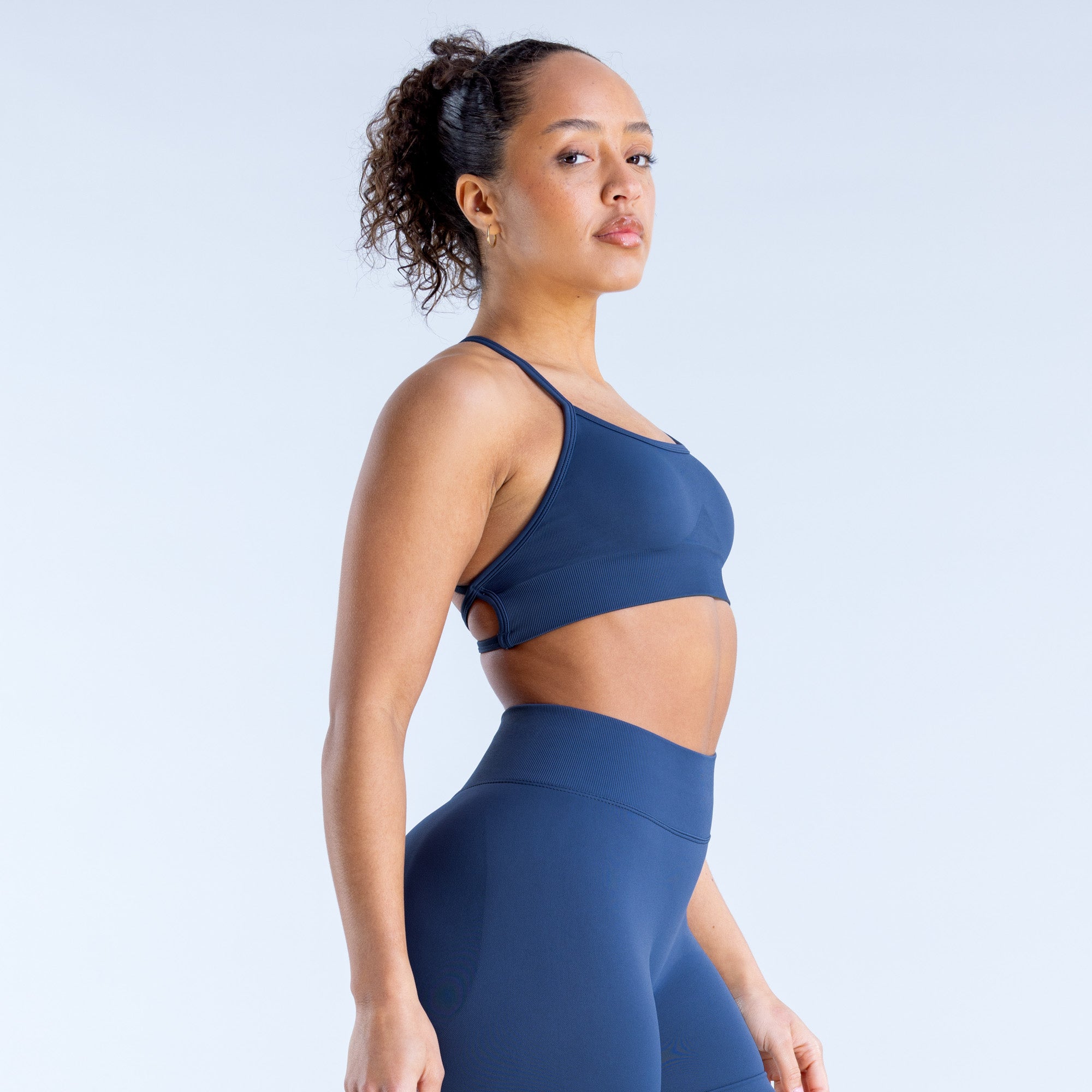 Sujetador Deportivo DFYNE Dynamic Backless Mujer Azules Oscuro | 0629-WHJUS