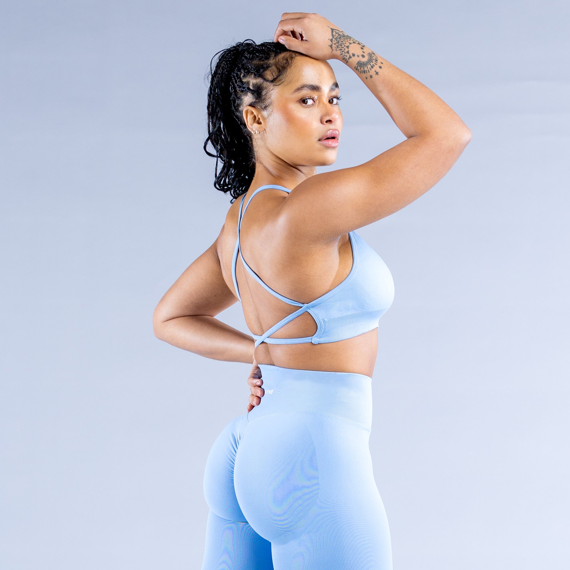 Sujetador Deportivo DFYNE Dynamic Backless Mujer Azules | 2514-SWUYQ