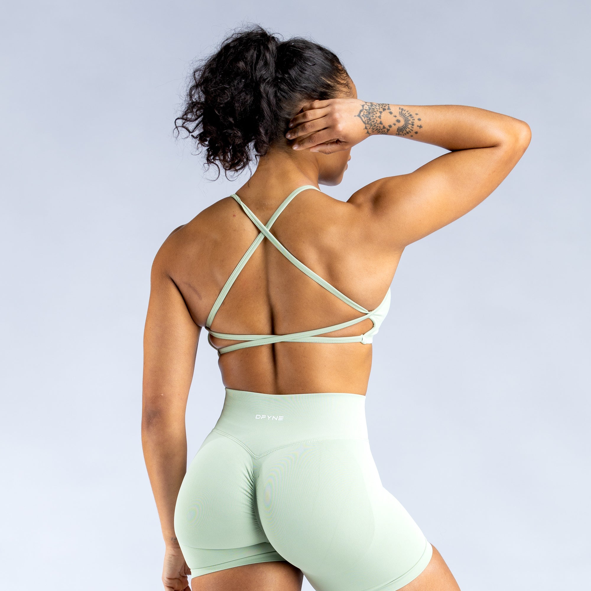 Sujetador Deportivo DFYNE Dynamic Backless Mujer Verde | 4365-HZVPG