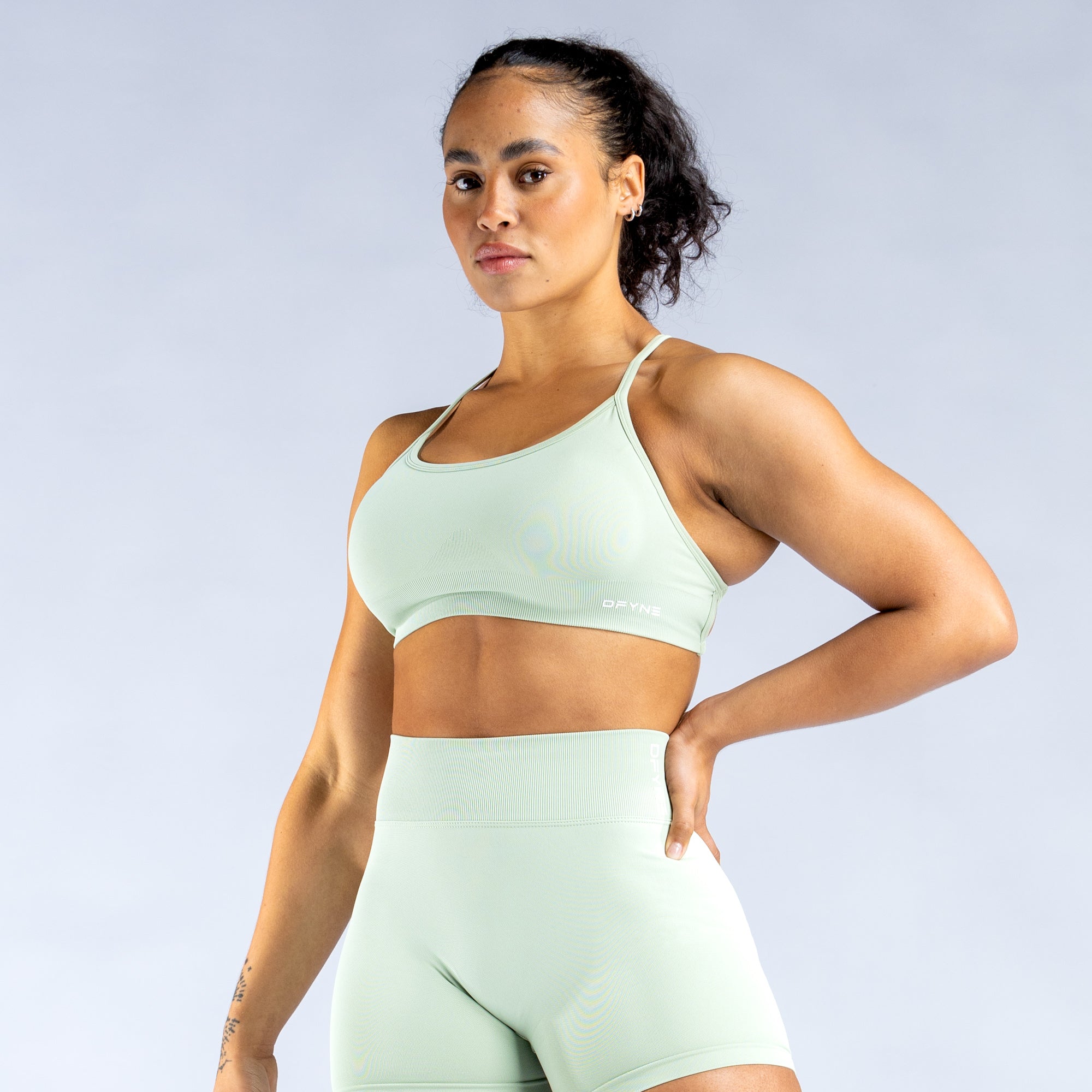 Sujetador Deportivo DFYNE Dynamic Backless Mujer Verde | 4365-HZVPG