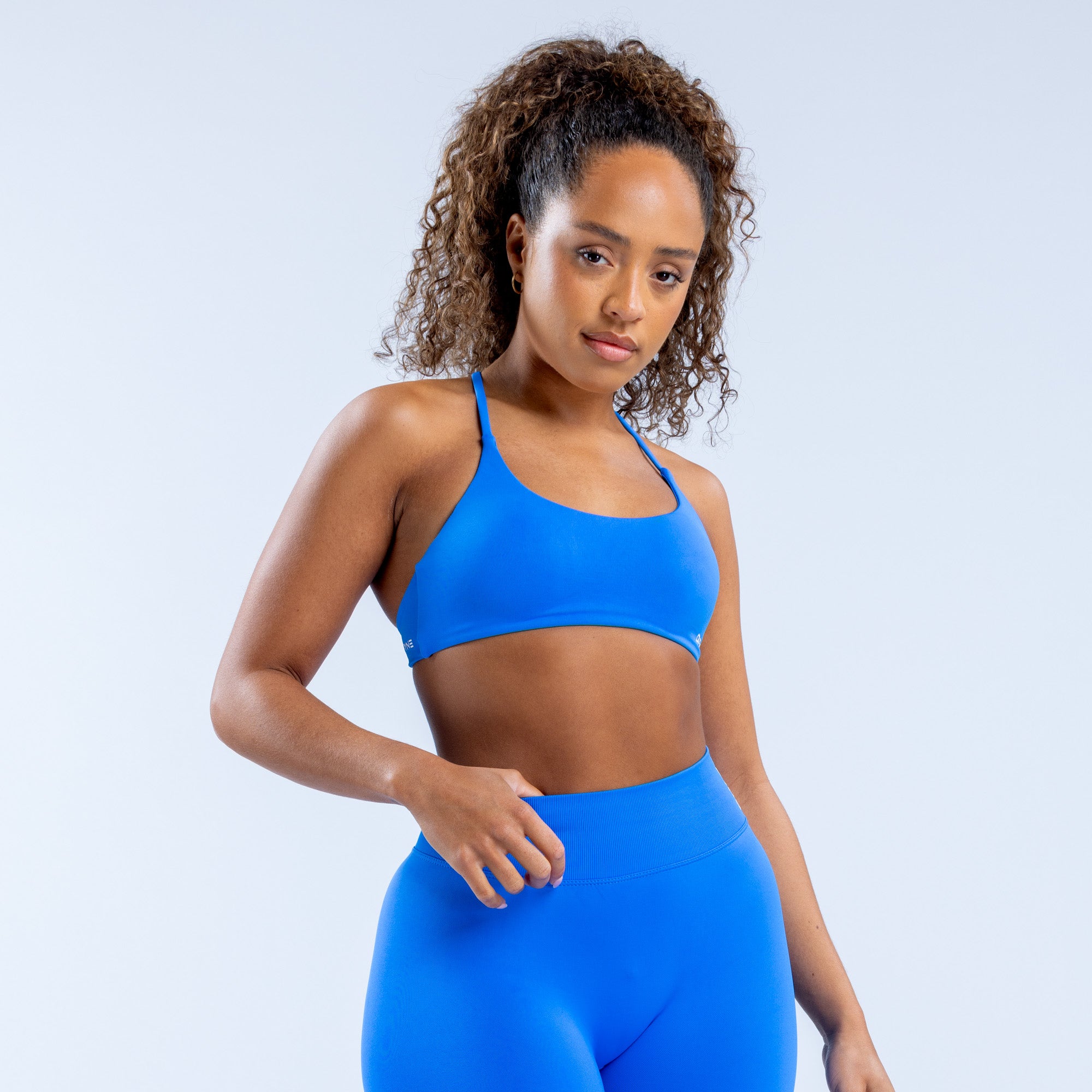 Sujetador Deportivo DFYNE Dynamic Twist Back Mujer Azules | 4672-YCZIE