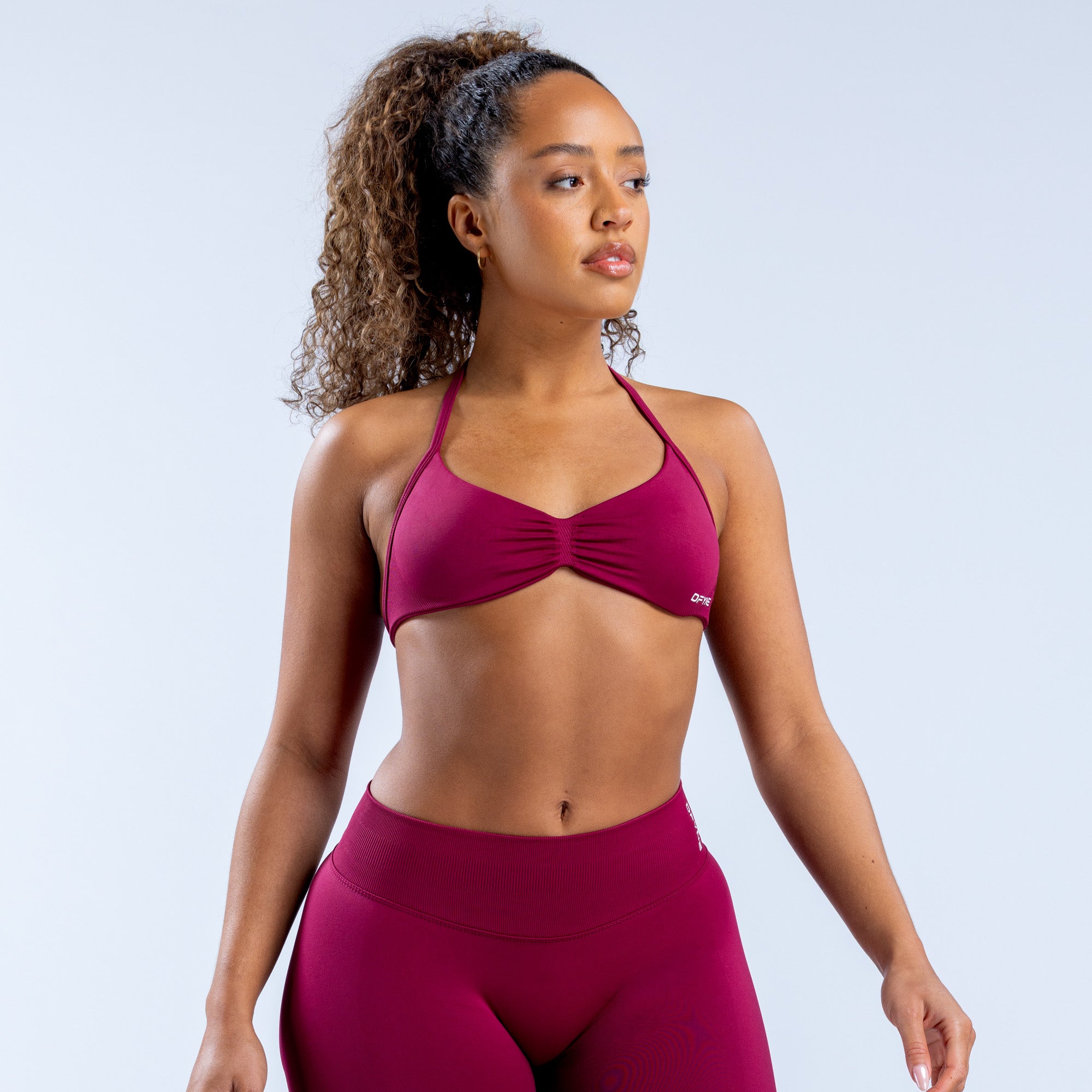 Sujetador Deportivo DFYNE Impact Strappy Mujer Fucsia | 2359-BECKA