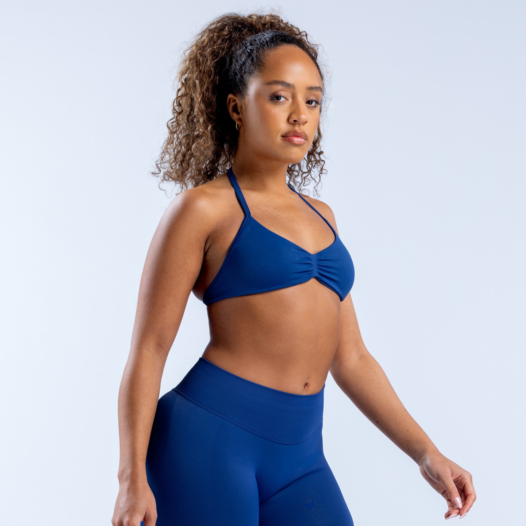 Sujetador Deportivo DFYNE Impact Strappy Mujer Azules | 6392-NSBVO