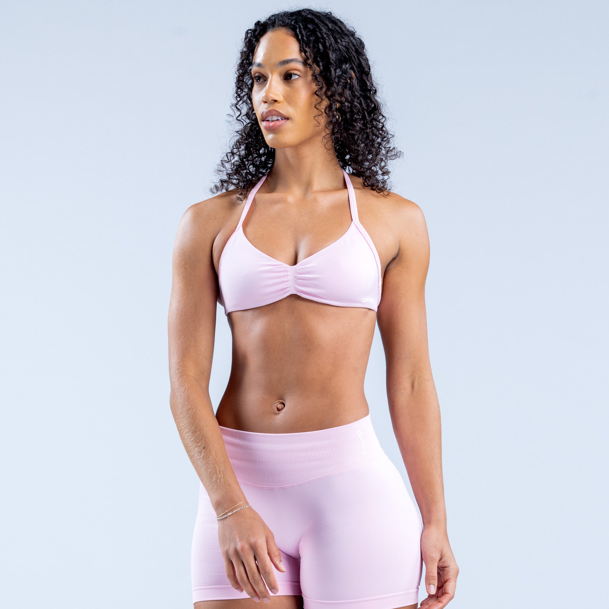 Sujetador Deportivo DFYNE Impact Strappy Mujer Rosas Claro Rosas | 1275-MVYUD