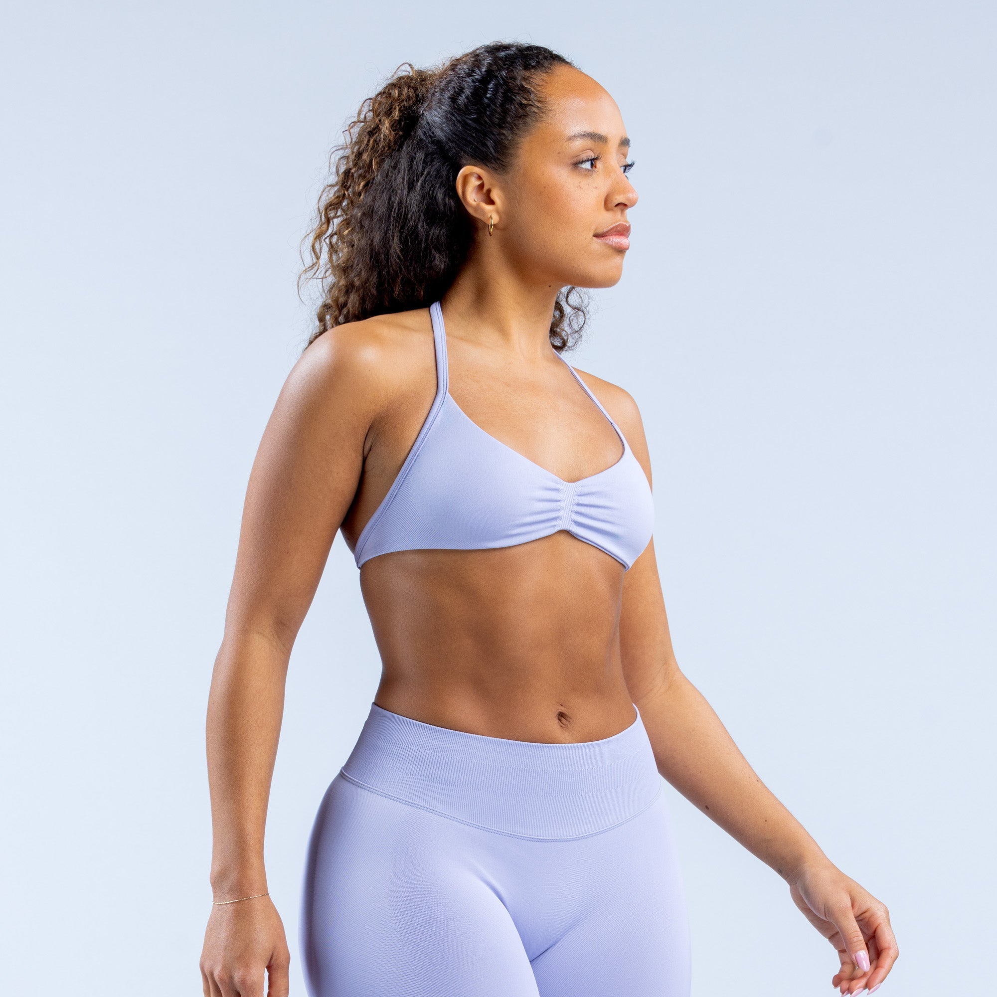 Sujetador Deportivo DFYNE Impact Strappy Mujer Moradas | 1540-LSDVF