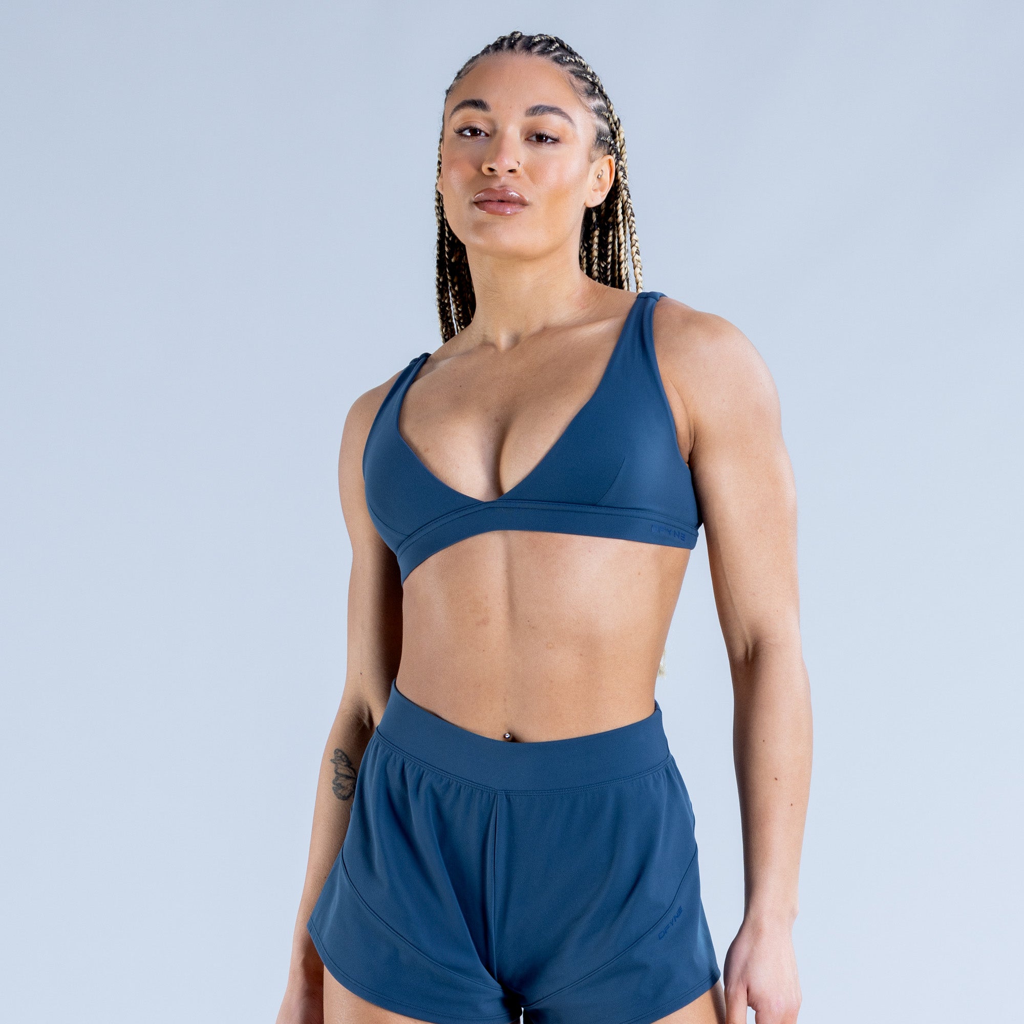 Sujetador Deportivo DFYNE Origin Minimal Mujer Azules | 8417-CGJPX