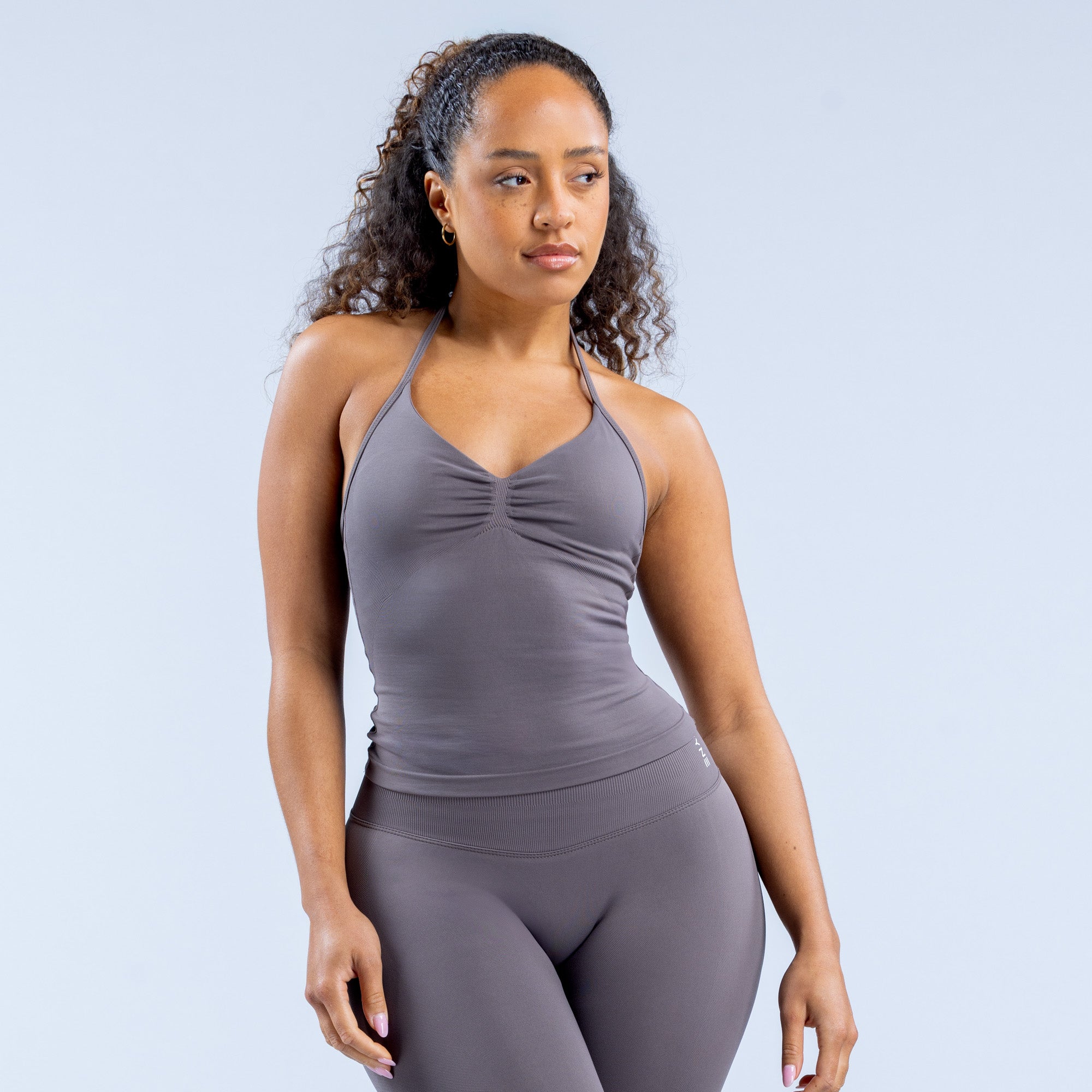 Top DFYNE Impact Longline Strappy Mujer Moradas | 2015-XVTBC
